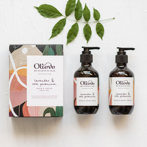 Olieve & Olie Artist Wash & Cream Twin Set