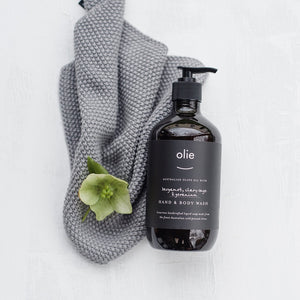 Olieve & Olie Hand & Body Wash Bergamont, Clary Sage & Geranium - 500ml