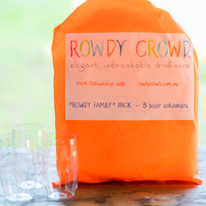 Rowdy Crowd Schooner Pack - Orange